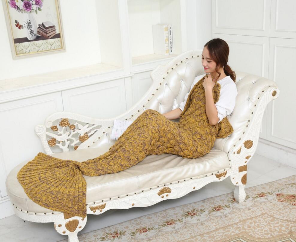 yellow Mermaid blanket (1) yellow Mermaid blanket (1)