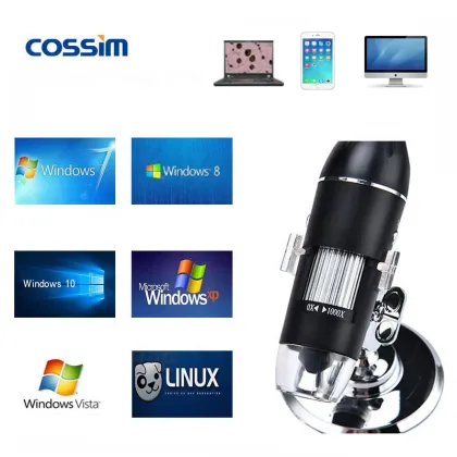 Affordable 1600X Portable Digital Microscope for Multiple Operating Systems