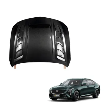 Carbon Fiber Front Bonnet Engine Cover for Cadillac CT5 Upgrade ChiXiao Style