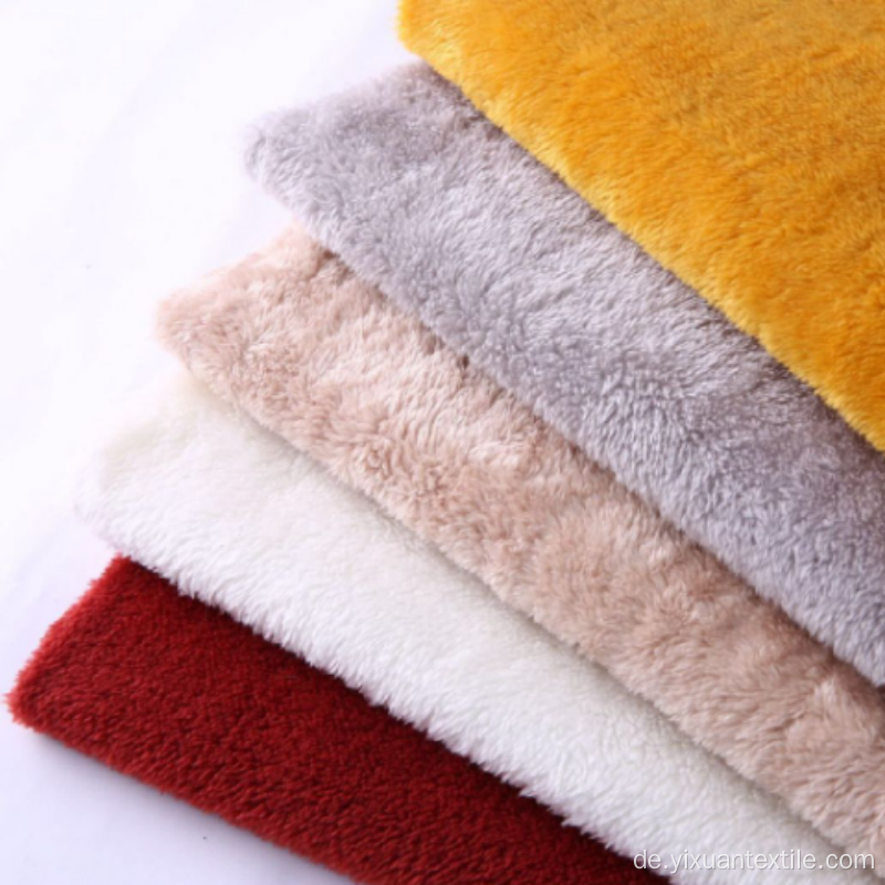 Halten Sie warme feine Textur Mikropolar-Fleece-Stoff