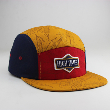 Fabrik Custom Print Design 5 Panel Großhandel Ausgestattet Hüte