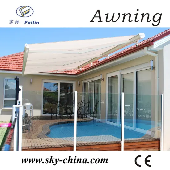 Retractable awning aluminum window awnings
