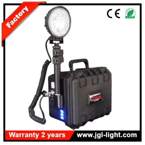 Manufacturer remote area lighting IP66 remote controlled strobe lights CE ROHS heavey duty searchlight 5JG-231815-24W