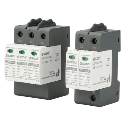 PV SPD Protection: 2P & 4P Surge Protector for Lightning Protection in PV Systems