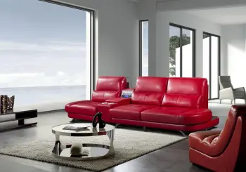Commercial Sectional Leather Sofa