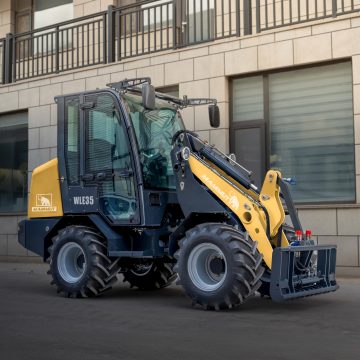 Mammut originale WLE35 da 1000 kg di caricatore anteriore elettrico