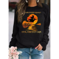 Novelty Long Sleeve Graphic Shirt Sweatshirt