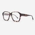 Square Oversize Acetate Women's Optical Frames 23A3035