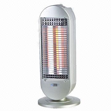 Quartz heater, tip over, equably heating