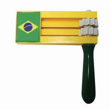 Plastic Rattle in Brazil Design