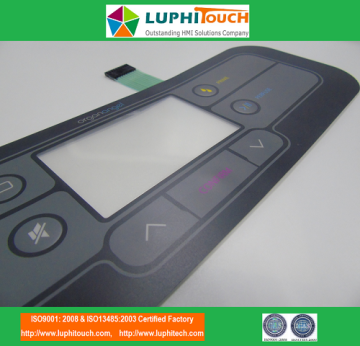Organangel Tactile Membrane Switch OCA Lamination PC Lens