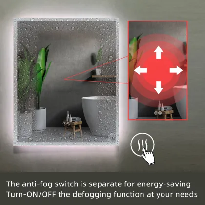 Home Decor Vanity Makeup Mirror Dimmable