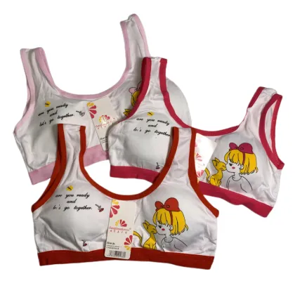 Breathable Girls Training Bra Comfortable Children Clothing Kids Training Bras Set