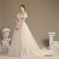 lace embroidery stone decorative backless mermaid bling wedding dresses ball gown for bride