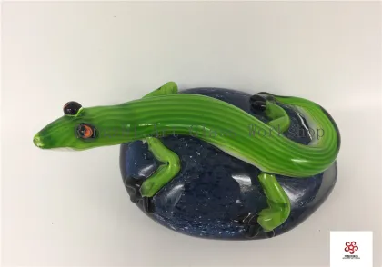 The Lizard Glass Sculpture