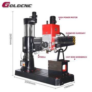 China Factory Direct Sales Z3050x16/I Big Hydraulic Radial Drilling Machine