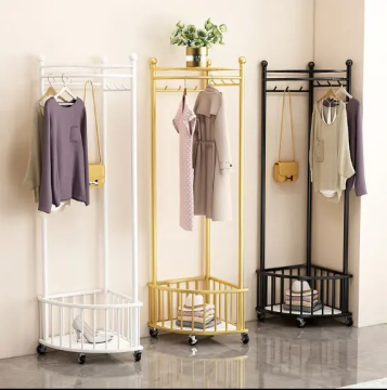 Modern Floor Standing Clothes Storage Hangers for Living Room