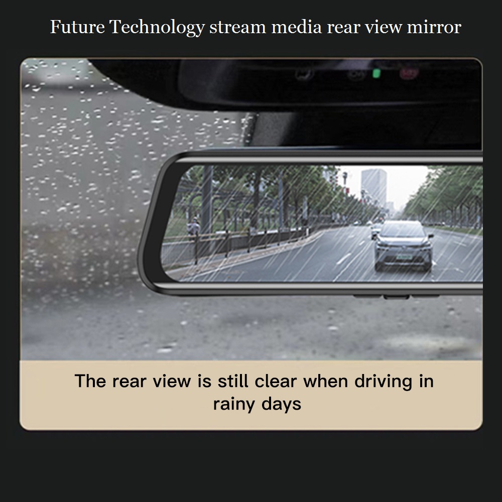 Stream Media Rear View Mirror