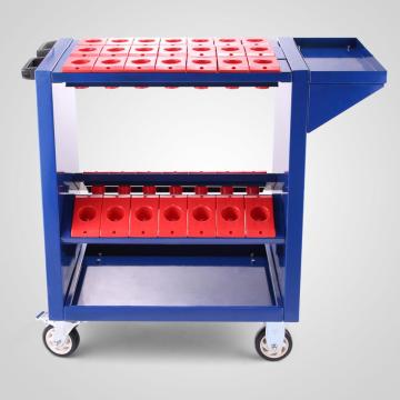 BT30 BT40 BT50 HSK63 Industry Cutting Tool Holder Storage Cart Tool Trolley