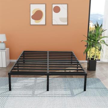Sturdy Full Size Metal Bed Frame with Iron Base: 3000 lbs Capacity, Noise-Proof Packaging