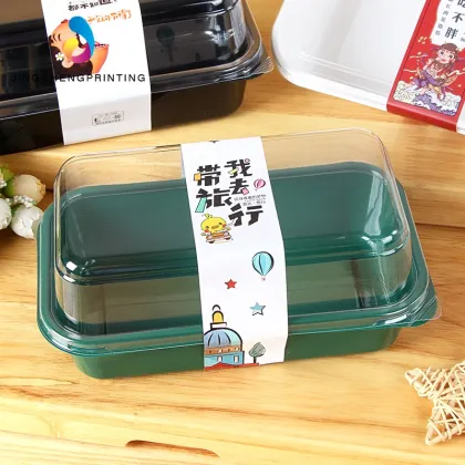 Luxi River Traditional Pastry Box: Transparent Yuanxiao Mochi and Western-Style Cream Packaging