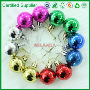 Shiny pearl Christmas ball plastic Xmas ball 20cm