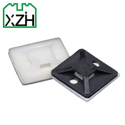 Nylon Cable Tie Mounts - 3M Self-Adhesive Cable Tie Fixing Seat