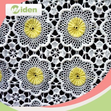 New Design India Lace Fabric Polyester Fabric for Garment