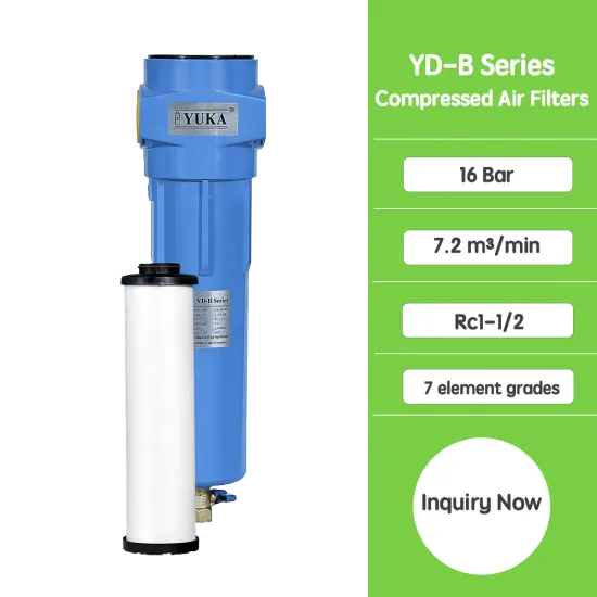 7.2 m³/min Coalescing air filter