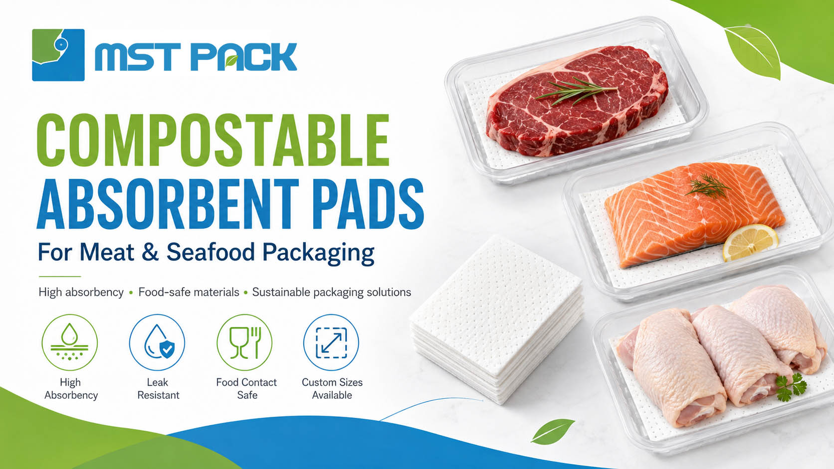 Fresh Meat Absorbent Pads