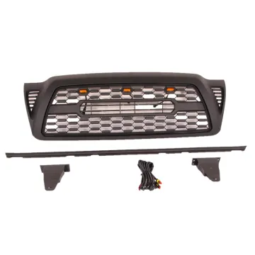 Black ABS Plastic Offroad Part Refit Grille for 2005-2011 Tacoma TRD