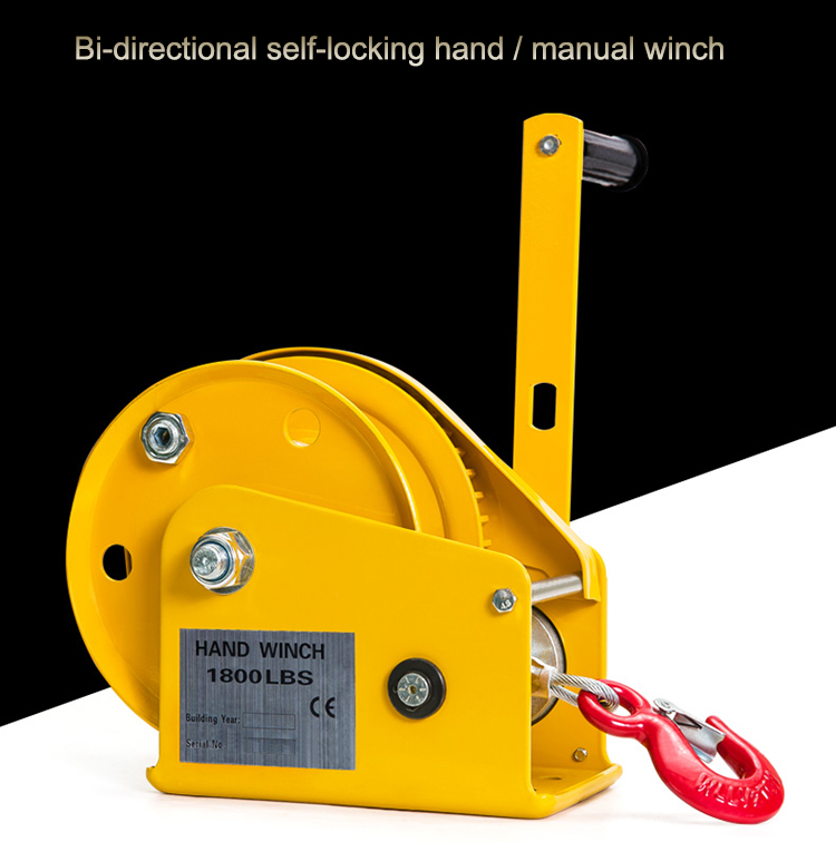 Manual Portable Hand Operated Winch