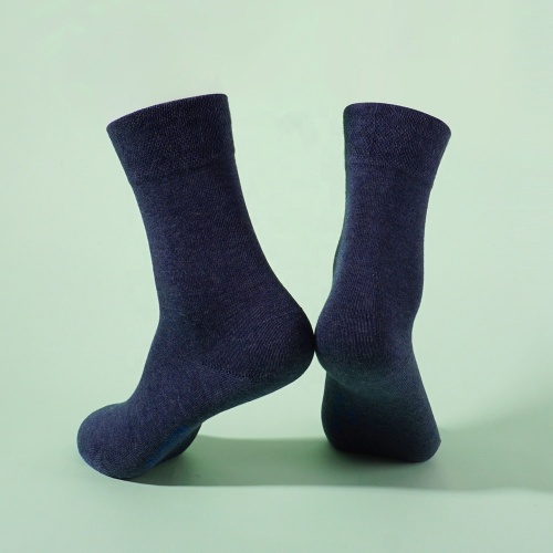 Anti Bacterial Knitted Oganic Cotton Business Socks