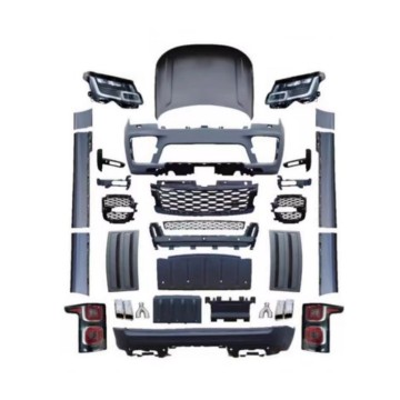 Kit de carrosserie pour la voiture pour Land Rover Range Rover Vogue 2014-2017 à SVO - pare-chocs arrière avant avec calandre, phares, feux arrière, capot