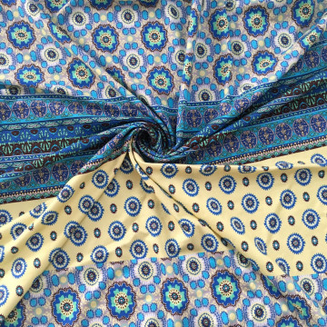 Modal cotton elastane print knitting jersey