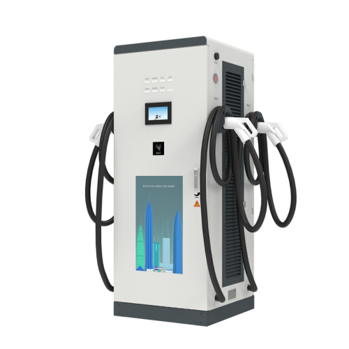 AC+DC*2 Floor Stand Outdoor Public Ev Charger