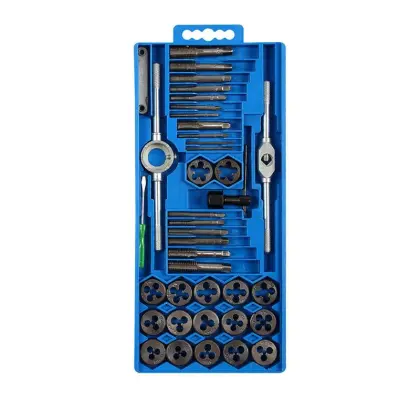 Tap and Die Set M3-M12 Screw Thread Metric Plugs Taps & Tap Wrench 40pcs Alloy Steel Metric Tap Die Tools sets