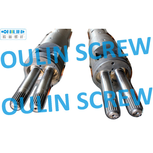 Cmt58 Twin Conical Screw and Barrel for Cincinnati Extrusion, PVC Pipe, Sheet, Profile, Pellets