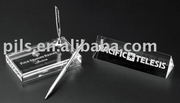 crystal pen holder office gift