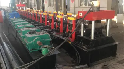 two waves highway protecting plate machine