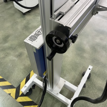 Mesin penanda laser mini terbang UV