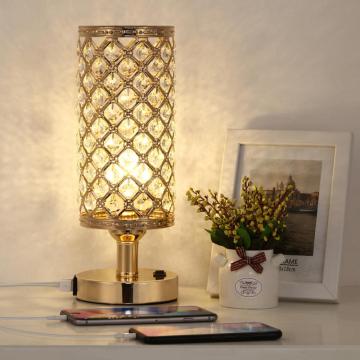 Lampe de table en cristal exquise de luxe