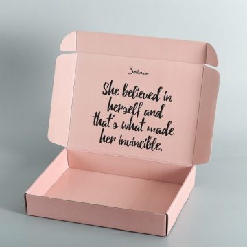 Eco-Friendly Pink Mailer Box for Luxury Gift Packaging