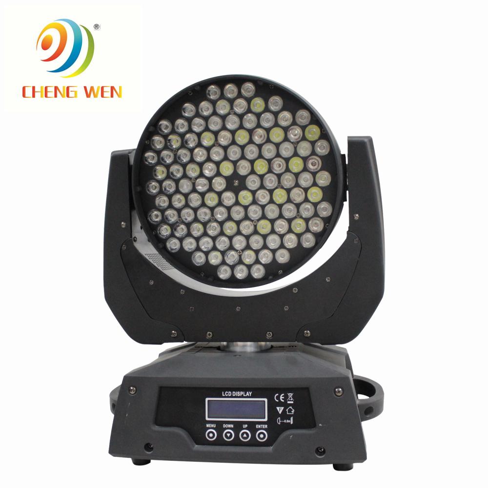 108x3W RGBW Efecto de etapa LED Luz de cabeza en movimiento