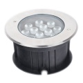 Lámpara empotrada al aire libre IP67 de 12W de fábrica led subterráneo