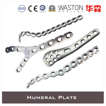 Humeral Plate Made of Titanium or Stainless Steel (Ti/SS)