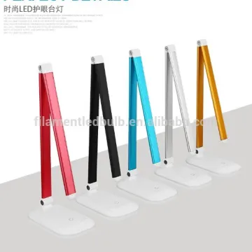 ABS gooseneck flexible adjustable smart led reading desk lamp/bright lighting table lamp with battery rechargeable