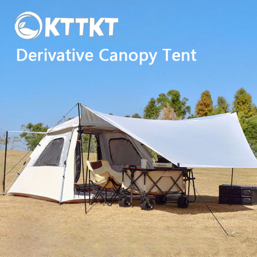 Outdoor camping multifunctional derivative canopy tent