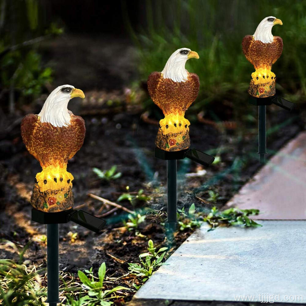 Solar Resin Eagle Ground Lamp