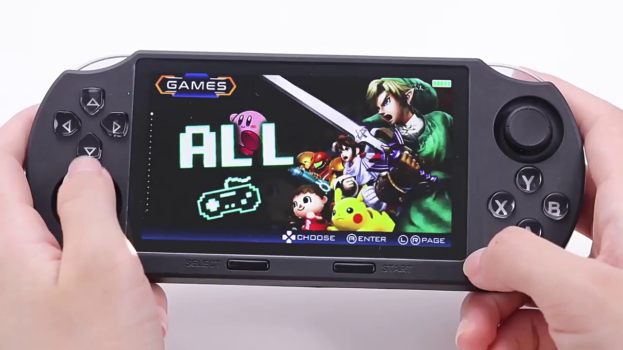 SF3000 Portable Game Console with Retro Gaming Experience